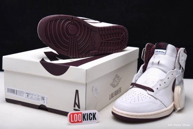 1st Kicks Shoes Air DO7097-100 Ma A High x 1 Maniere OG Jordan 0820